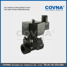 pilot operated PP electric solenoid water valve